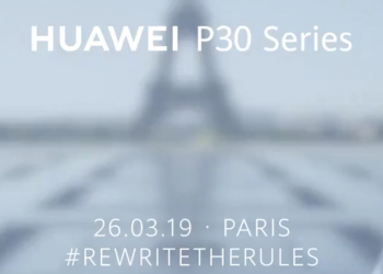 Huawei P30 系列 確認將於 3 月 26 日於法國巴黎發表