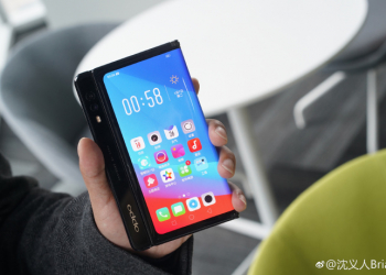 OPPO 也悄悄展示自家摺疊手機，但跟華為似乎有點像 - 電腦王阿達