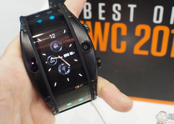 [ MWC2019 ] Nubia α 可撓式螢幕智慧手錶展出，搭配手勢操作滿滿科技感