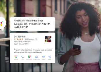 Google Assistant可協助預約餐廳的Duplex功能，將開放更多地區、更多裝置使用