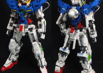 日本網友用樂高打造出《機動戰士GUNDAM 00》 Exia鋼彈