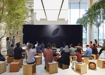 一起看「好戲」， 多國 Apple Store 將共襄盛舉為 26 日凌晨發表提供大螢幕直播服務