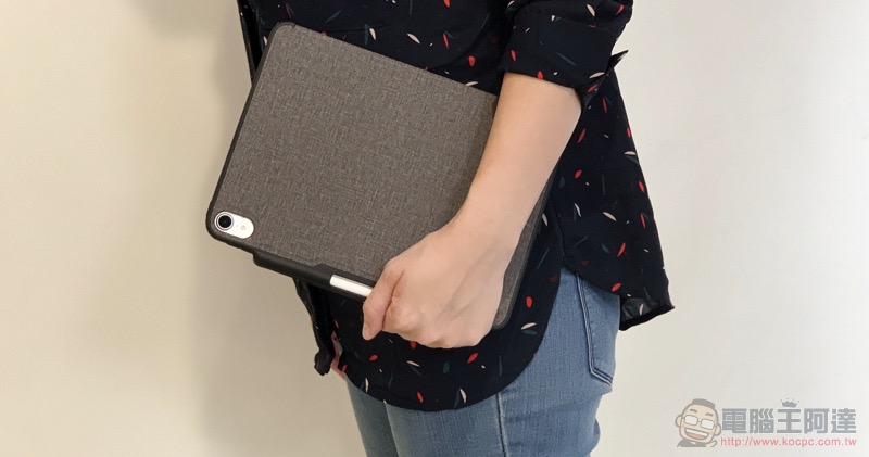 有型又可靠！ JTLegend iPad Pro 2018 Amos 相機快取多角度折疊布紋皮套 開箱 / 評測 / 評價 / 心得 - 電腦王阿達