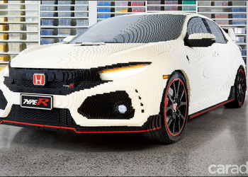 Honda Civic Type R 樂高版 ，使用 32 萬顆樂高積木、耗時 1300 小時打造