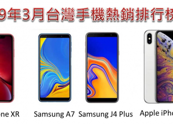 母親節將臨, 該選購哪台手機當禮物呢? 2019 年 3 月台灣熱銷手機排行榜