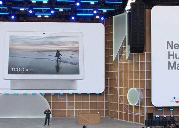 Google 推出更大螢幕帶鏡頭的 Nest Hub Max ，可用它進行視訊通話