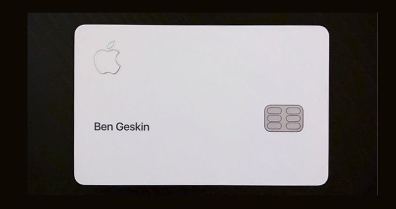 Apple Card 蘋果信用卡 實物曝光，極簡設計信仰加值 - 電腦王阿達