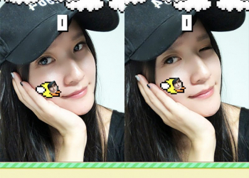 眨眼玩的小遊戲， Instagram 小遊戲 FLYING FACE