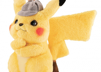 等身大《 名偵探皮卡丘 》布偶 耳朵尾巴可動重現劇中姿態