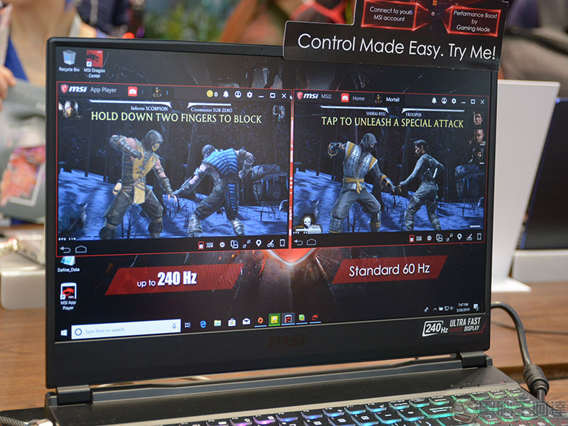 [ COMPUTEX 2019 ] 微星 msi 展出多款電競筆電，更強的散熱效能與更新率高達 240Hz 顯示器 - 電腦王阿達