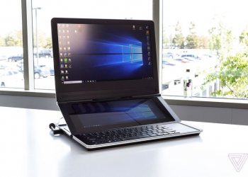 [ COMPUTEX 2019 ] Intel 展示 Honeycomb Glacier 概念電競筆電 雙螢幕可向上拉起、調整角度 - 電腦王阿達