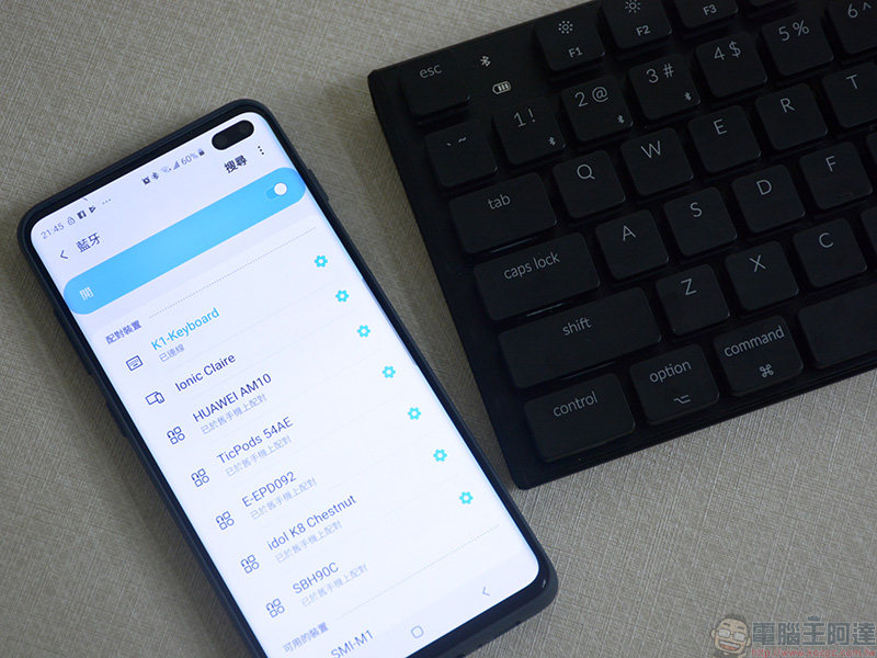 集資商品 Keychron K1 Version 2 機械式鍵盤 開箱動手玩，有線、藍牙雙模可相容四種系統 - 電腦王阿達