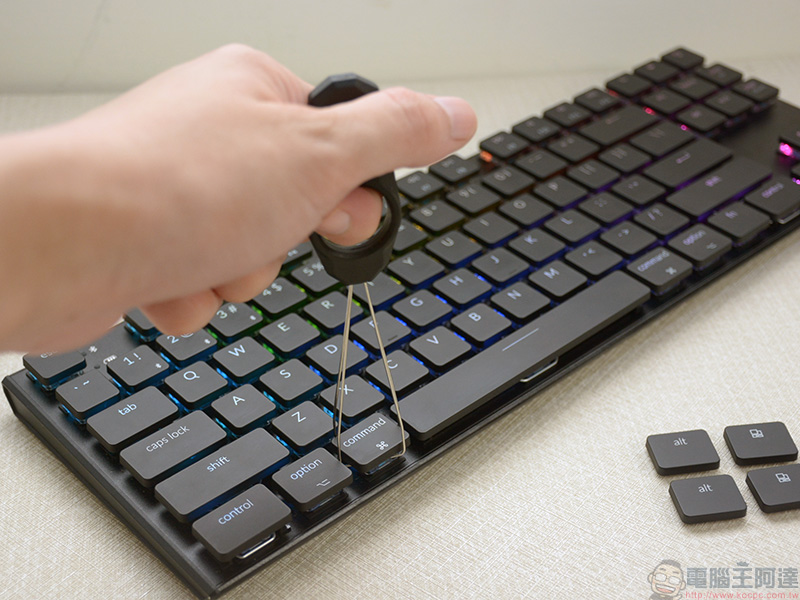 集資商品 Keychron K1 Version 2 機械式鍵盤 開箱動手玩，有線、藍牙雙模可相容四種系統 - 電腦王阿達