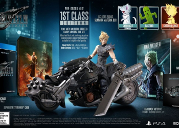 《 Final Fantasy VII 重製版 》中文數位版開放預購 另有克勞德與重機模型限定版