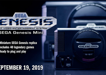 復刻主機 Sega Genesis Mini 預計 9/19 推出，內建遊戲超過 40 款