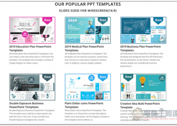 ALLPPT 提供超大量高質感 PPT 免費簡報版型，分類豐富，個人與商用都行 - 電腦王阿達