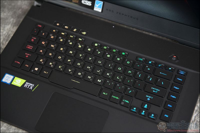 西裝暴徒的化身 輕薄電競筆電 ROG Zephyrus S GX502 開箱評測 - 電腦王阿達