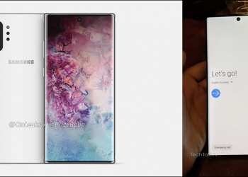 SAMSUNG Galaxy Note 10+ 實機動眼看 流出！擁有超窄邊框全螢幕