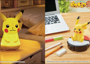 日本推出 皮卡丘桌上型掃地機器人和皮卡丘夜燈商品