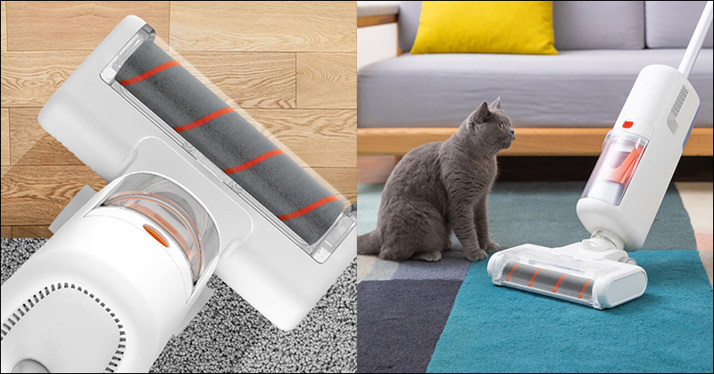 小米生態鏈 推出 飛狗地面無線清洗機 ： 掃拖二合一，售價約新台幣 6,000 元有找