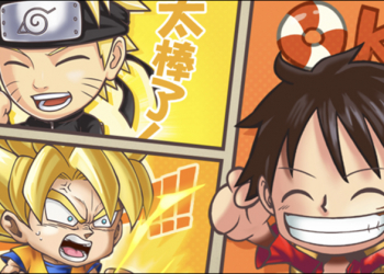 日本動漫英雄 LINE 免費貼圖 ，完成任務即可一次獲得魯夫、悟空、鳴人貼圖