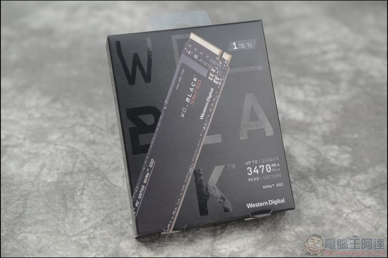 WD BLACK SN750 NVMe SSD 開箱
