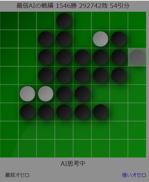 「 史上最弱AI黑白棋 」開放挑戰中 AI勝率約0.5％ - 電腦王阿達