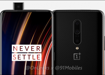 OnePlus 7T Pro / McLaren Edition 渲染曝光，延續 OnePlus 7 Pro 採升降式前鏡頭設計