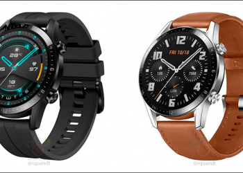 華為 Huawei Watch GT 2 外觀曝光，傳將採用更大容量電池、螢幕也有升級