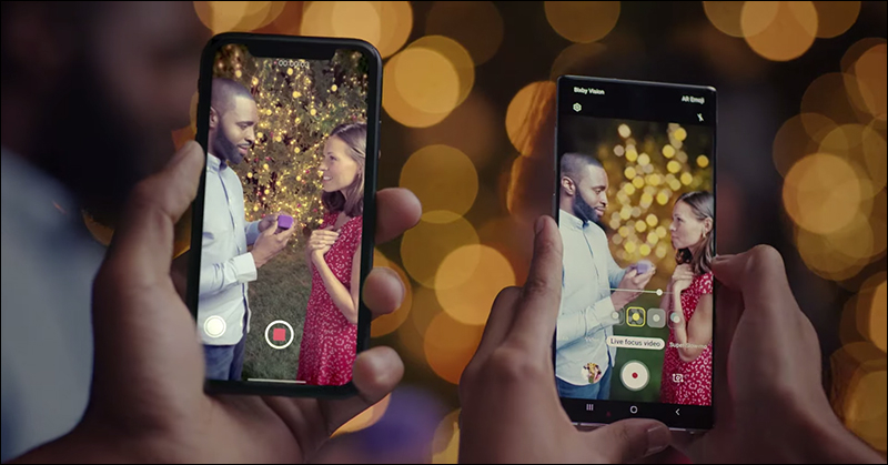 三星 Galaxy Note 10 新廣告釋出，對比 Apple iPhone 11 展現自家 Live Focus Video 錄影功能特色