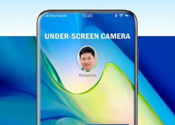 華為想隱藏前鏡頭，於是申請了 螢幕下相機 的專利