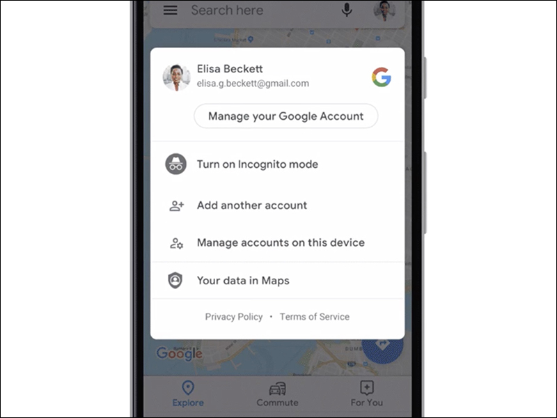 Google 測試「無痕模式」Google 地圖