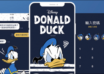 LINE 唐老鴨（生氣氣篇） 免費主題試用，加好友即可獲得！