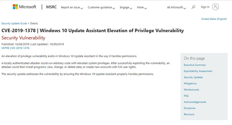 Windows 10 更新小幫手暗藏漏洞，Microsoft 建議用戶盡快安裝更新 - 電腦王阿達