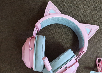 Razer Kraken Kitty Edition 電競耳麥開箱，萌萌粉紅戰鬥喵