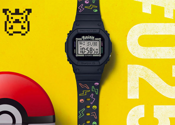 卡西歐聯手《 精靈寶可夢 》推出 25 週年紀念復古皮卡丘 Baby-G 手錶