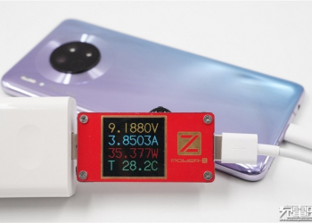 HUAWEI Mate30 的 40W SCP 快充有多快？30 分鐘充飽 72% - 電腦王阿達