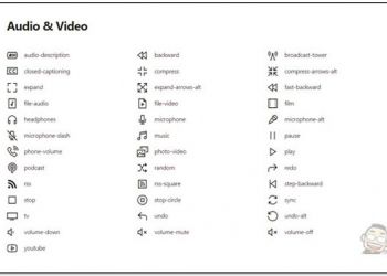 Line Awesome 提供超過 1,380 免費 icon 圖標，個人、商用皆可 - 電腦王阿達
