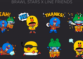 LINE 免費貼圖整理 ：荒野亂鬥 × LINE FRIENDS 聯名貼圖等 15 款貼圖