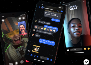 Facebook Messenger 星際大戰聊天室主題、貼圖、限時動態濾鏡（使用教學）