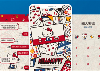 LINE 主題免費試用 「Hello Kitty 復古漫畫篇」，加入好友即可試用