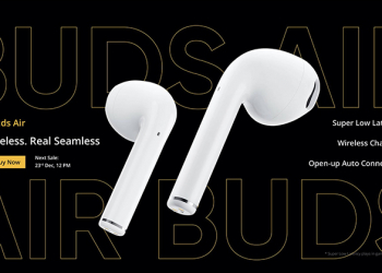 realme Buds Air 真無線耳機海外發表，支援無線充電、17 小時續航，售價僅約 1,700 元