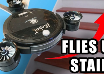 為了跨越樓層的限制，國外 Youtuber 改裝出會飛的 Roomba 掃地機器人 - 電腦王阿達