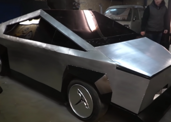 等不及 Cybertruck 推出，戰鬥民族 DIY 一台過過癮