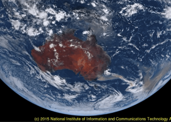 最新衛星照顯示， 澳洲大火在地球點起了警示燈 …