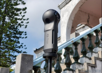 台灣製造 Rogy 360 全景攝影機 開箱，搭載六鏡頭、全景拍照、錄影、直播一鍵搞定 - 電腦王阿達