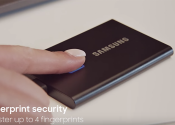 Samsung 新世代隨身 SSD 想用內建指紋辨識器守護你的珍藏（？）資料