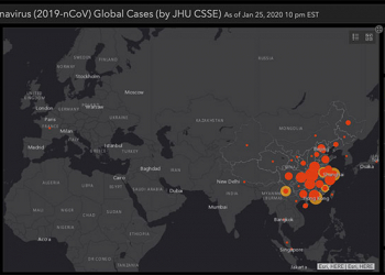 武漢病毒線上追蹤，讓你看到即時全球傳播數據
