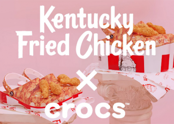 肯德基將與 Crocs. 合作推出限量炸雞鞋，請勿食用