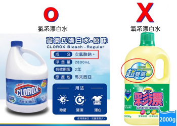 使用漂白水消毒正確的方法